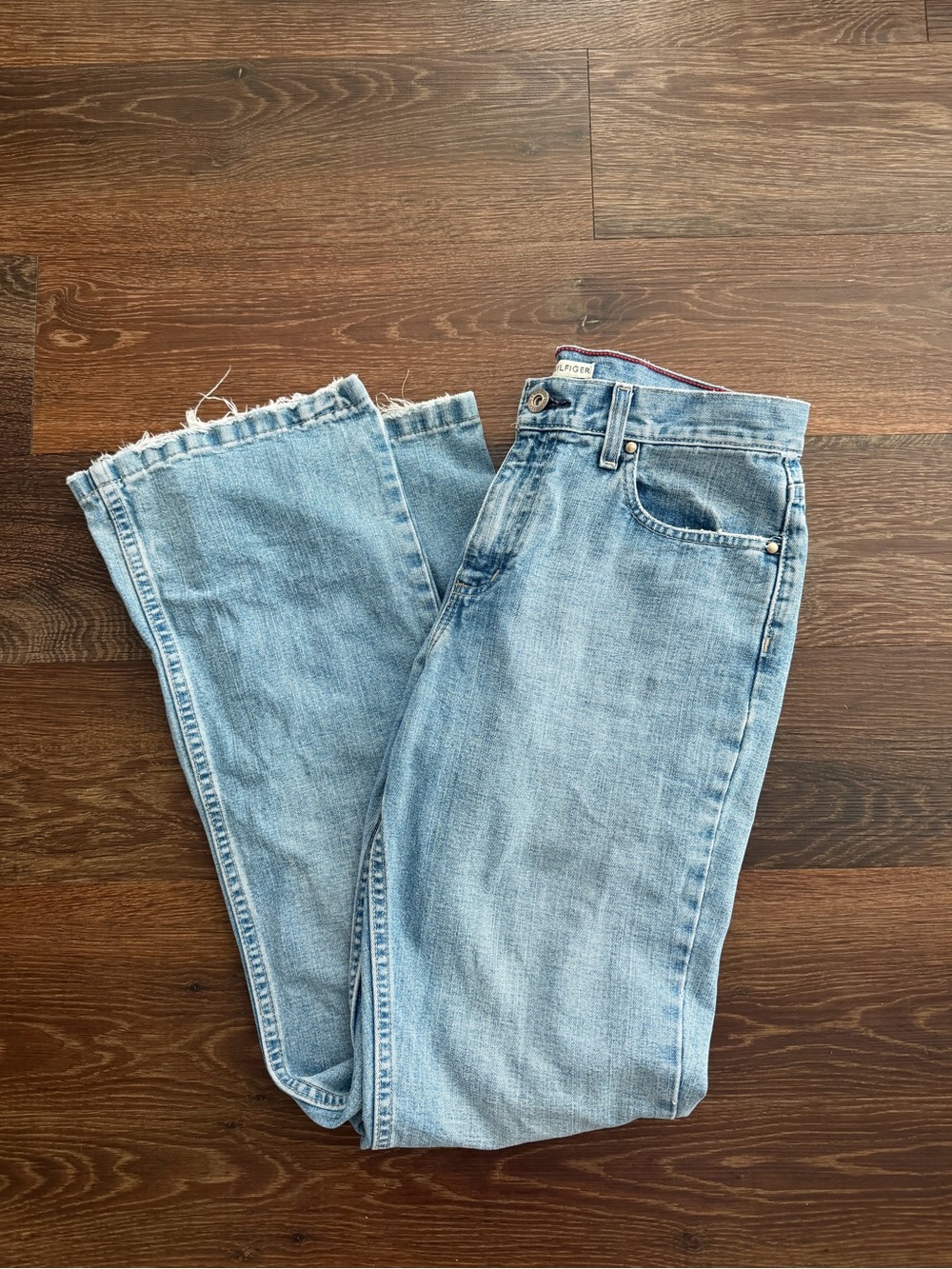 Tommy Hilfiger Light Blue Straight Leg Jeans